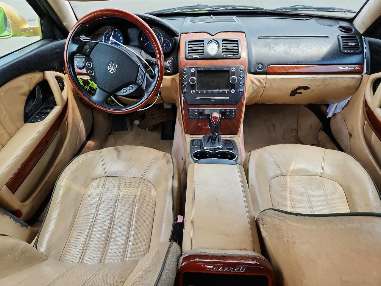 2009 Maserati Quattroporte Green vin: ZAMFK39A790041834