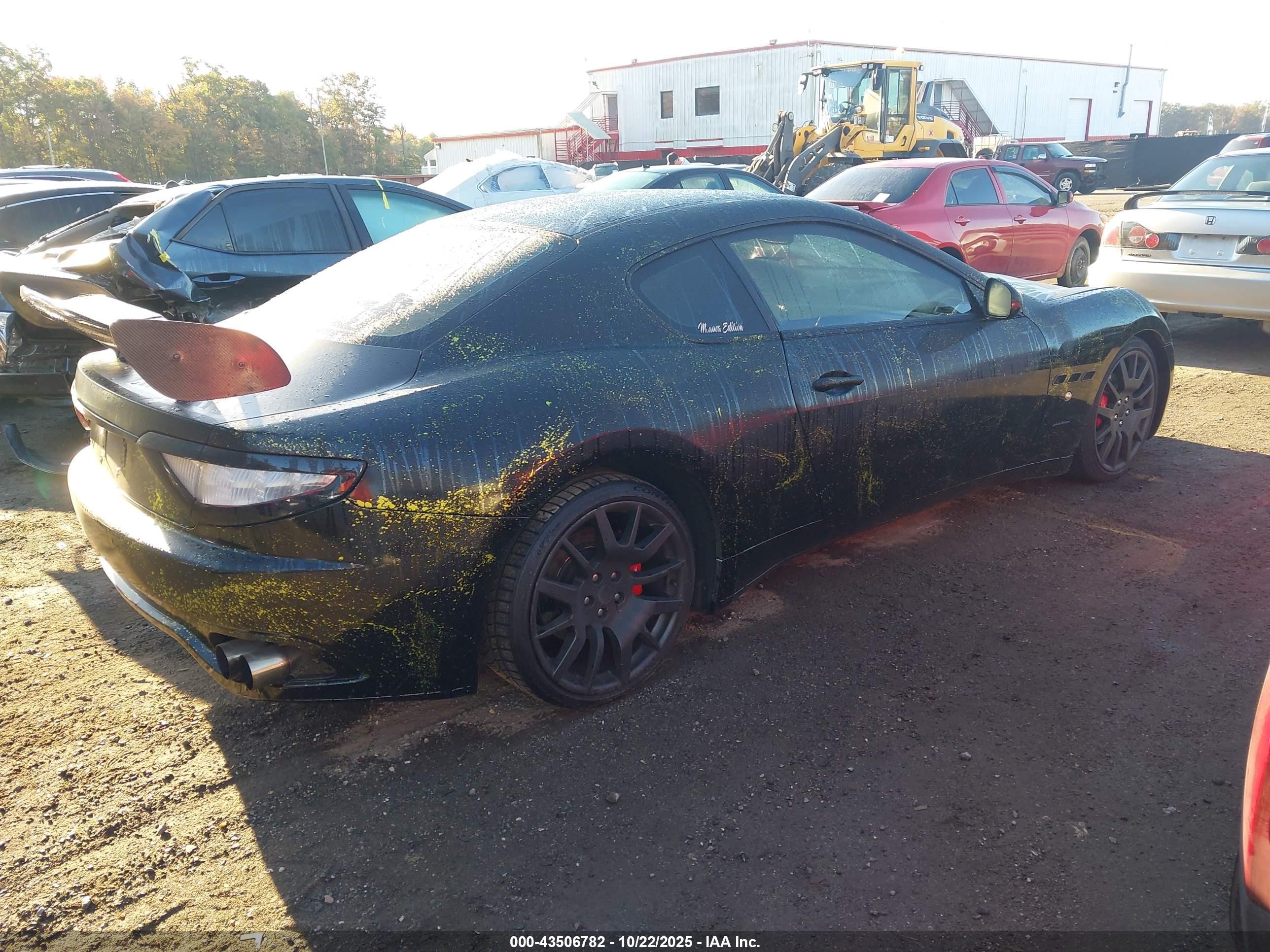 2008 Maserati Granturismo   Black vin: ZAMGJ45A180037585
