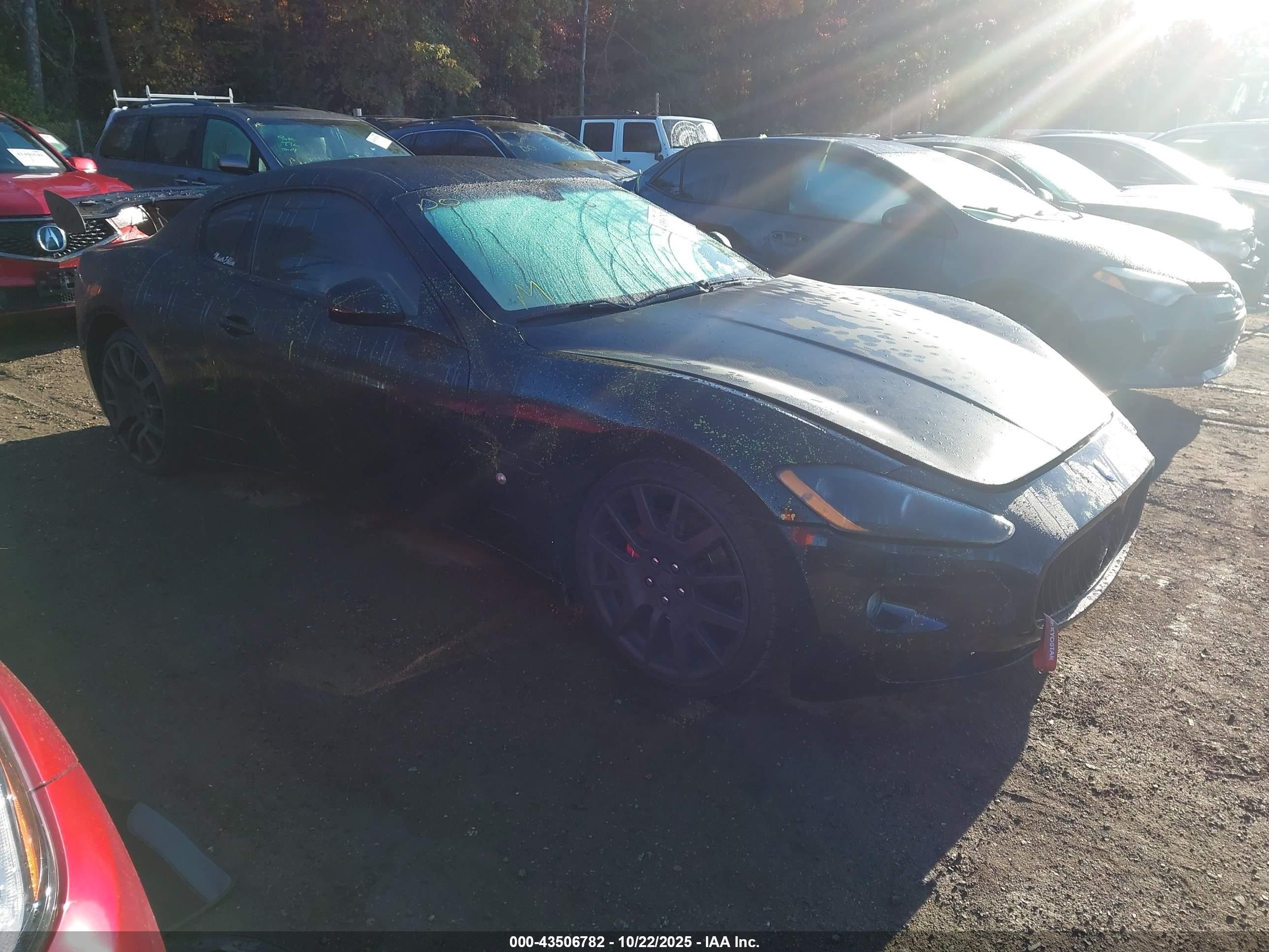 2008 Maserati Granturismo   Черный vin: ZAMGJ45A180037585