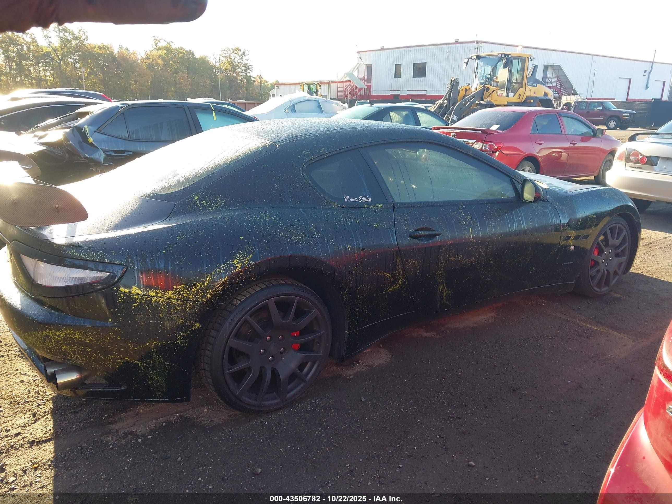 2008 Maserati Granturismo   Black vin: ZAMGJ45A180037585