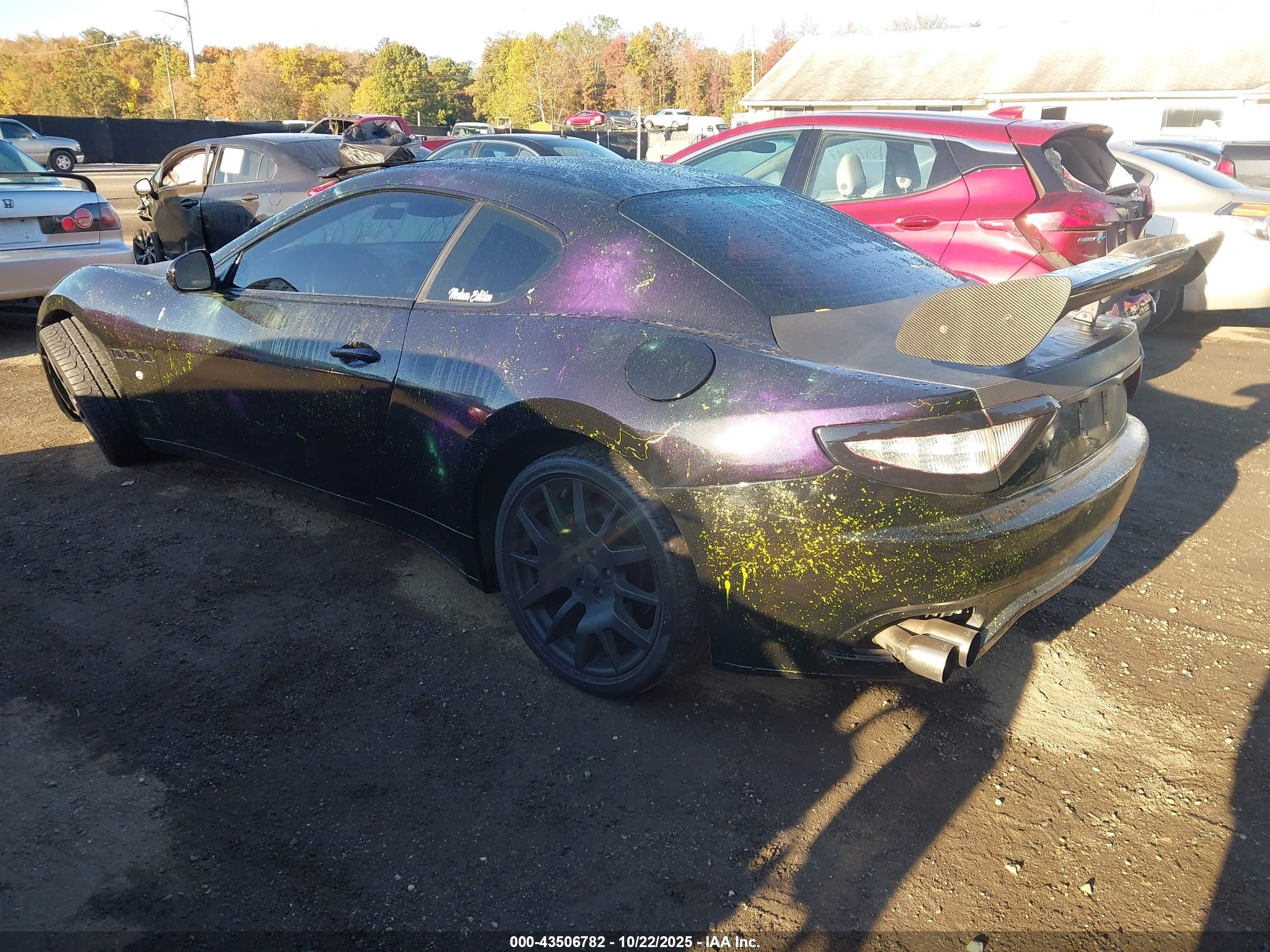 2008 Maserati Granturismo   Black vin: ZAMGJ45A180037585