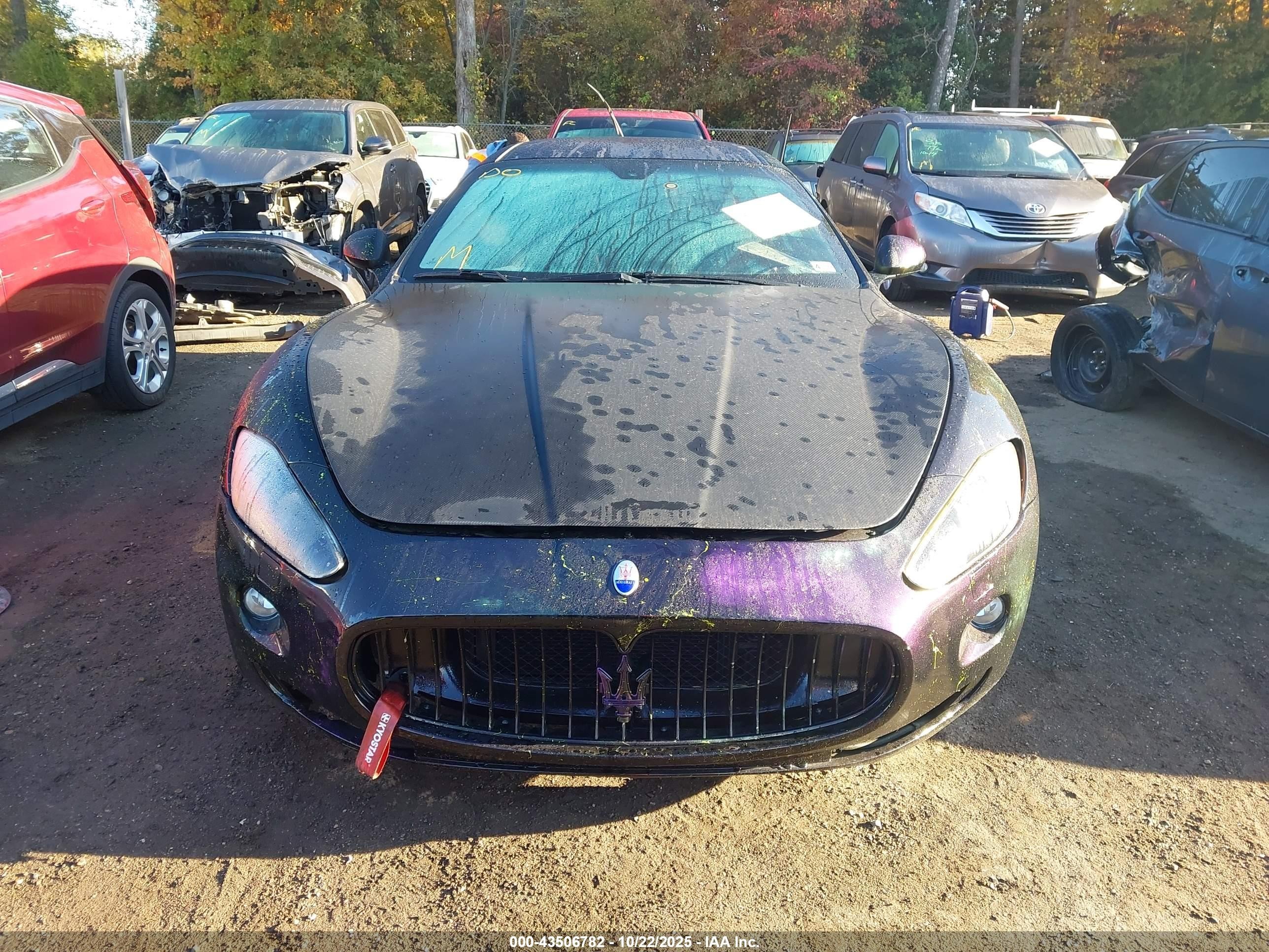 2008 Maserati Granturismo   Black vin: ZAMGJ45A180037585