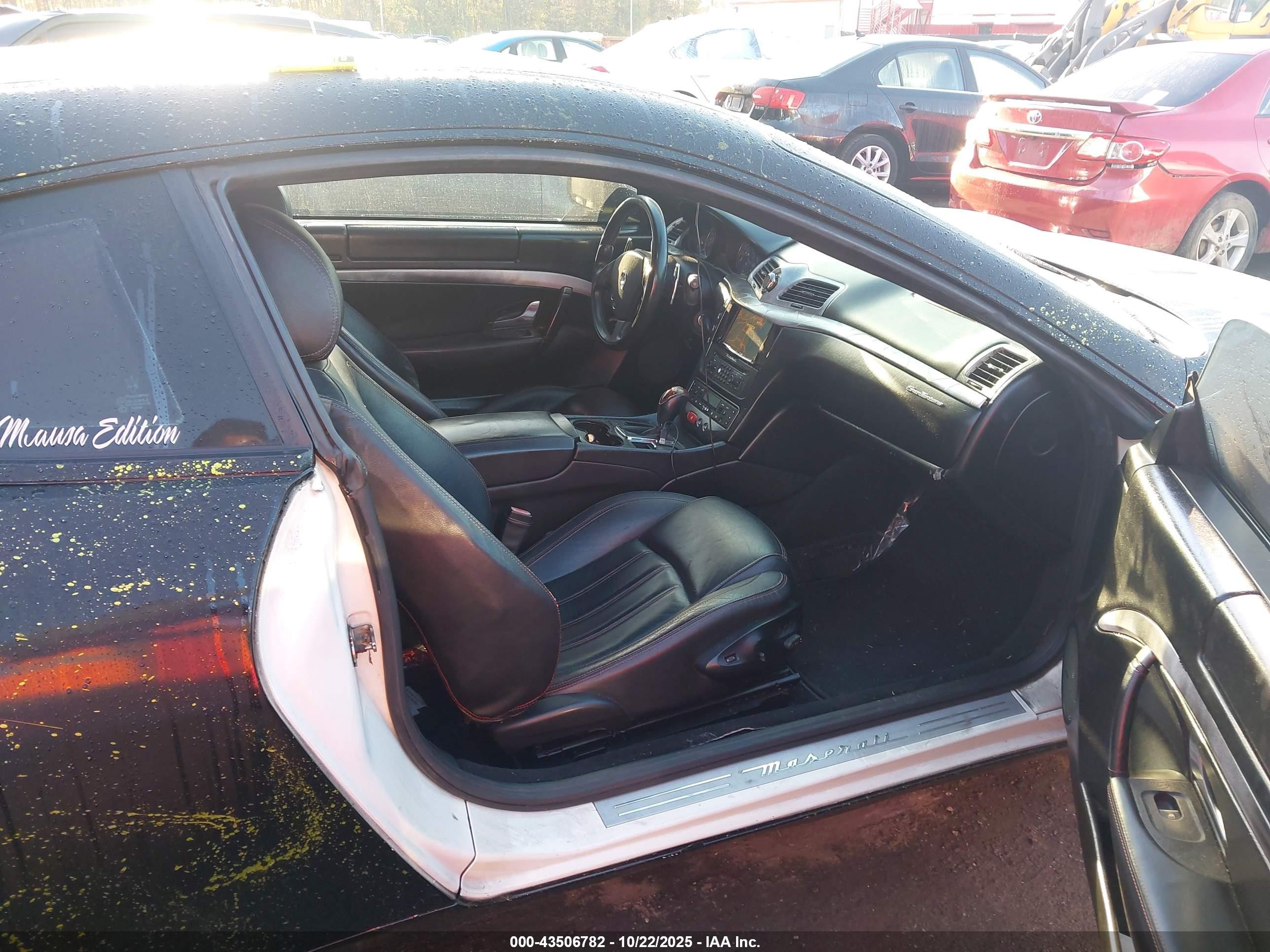 2008 Maserati Granturismo   Black vin: ZAMGJ45A180037585