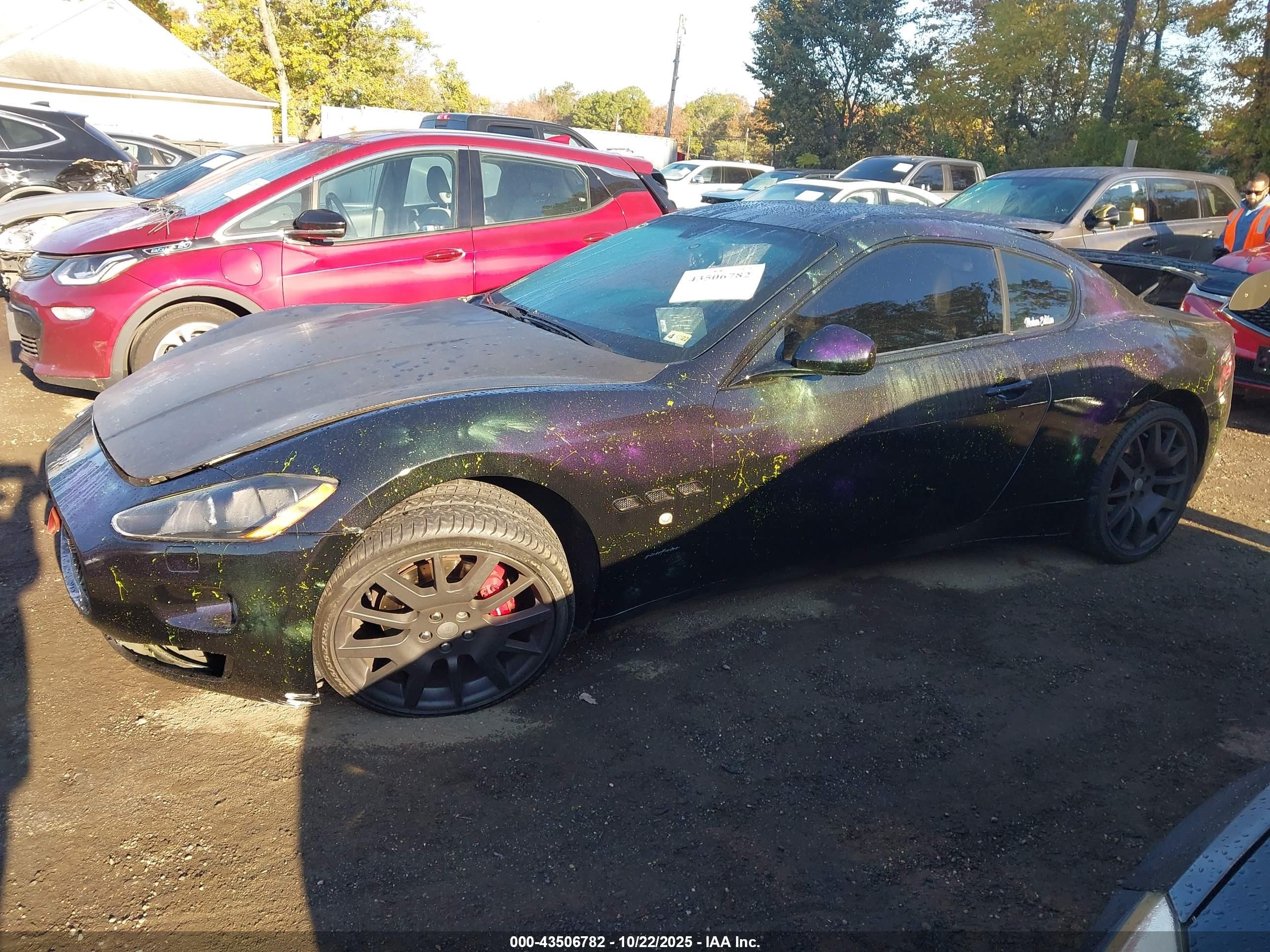 2008 Maserati Granturismo   Black vin: ZAMGJ45A180037585