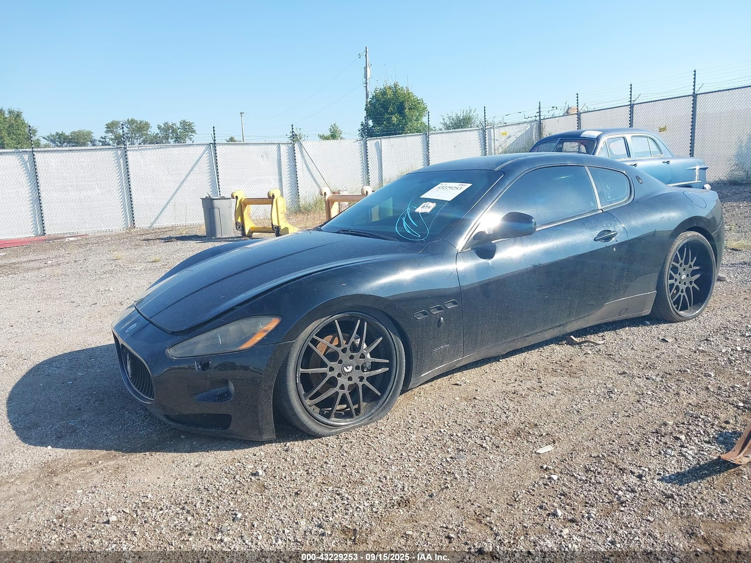 2008 Maserati Granturismo   Black vin: ZAMGJ45A280038650
