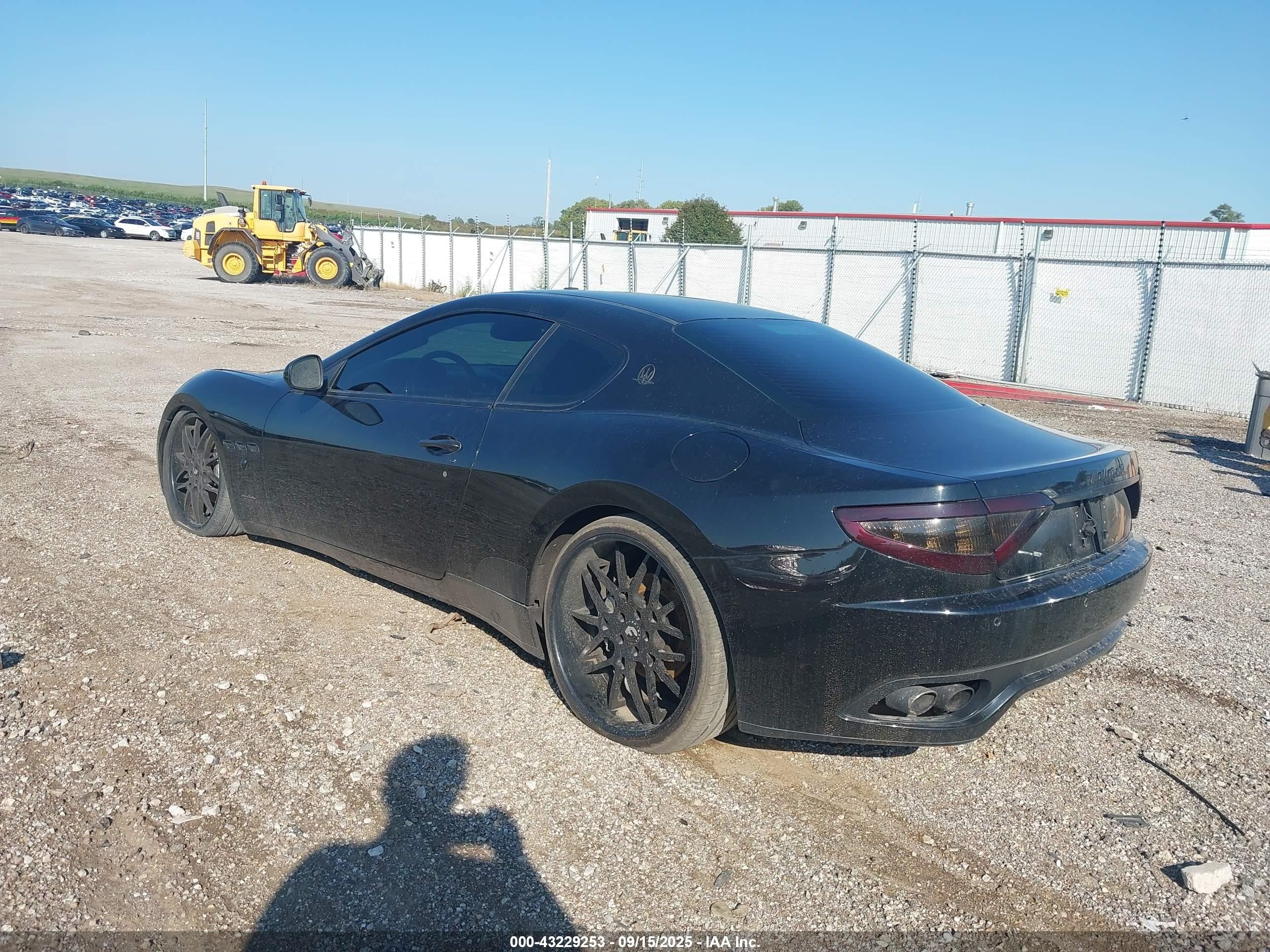 2008 Maserati Granturismo   Black vin: ZAMGJ45A280038650