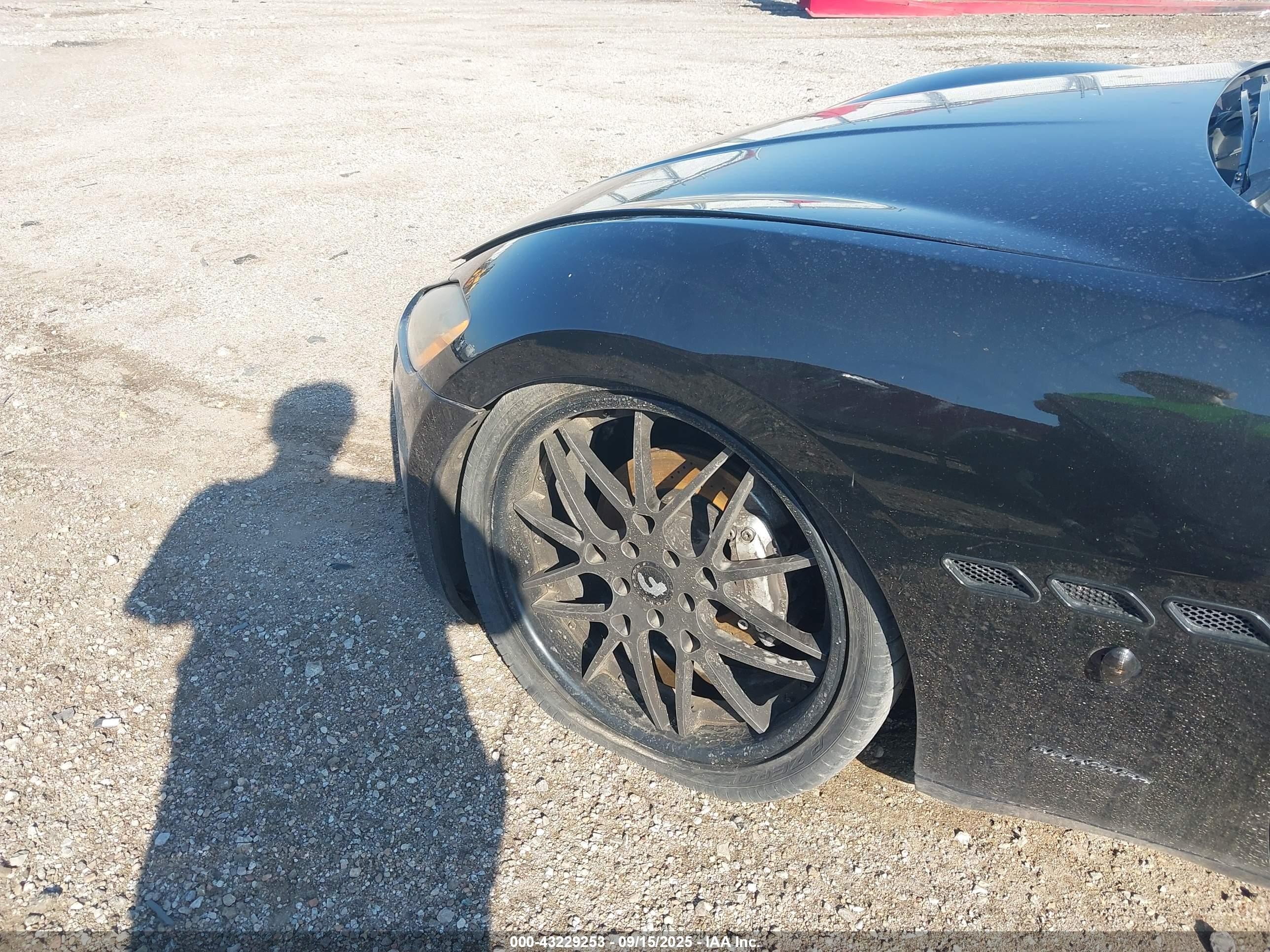 2008 Maserati Granturismo   Black vin: ZAMGJ45A280038650