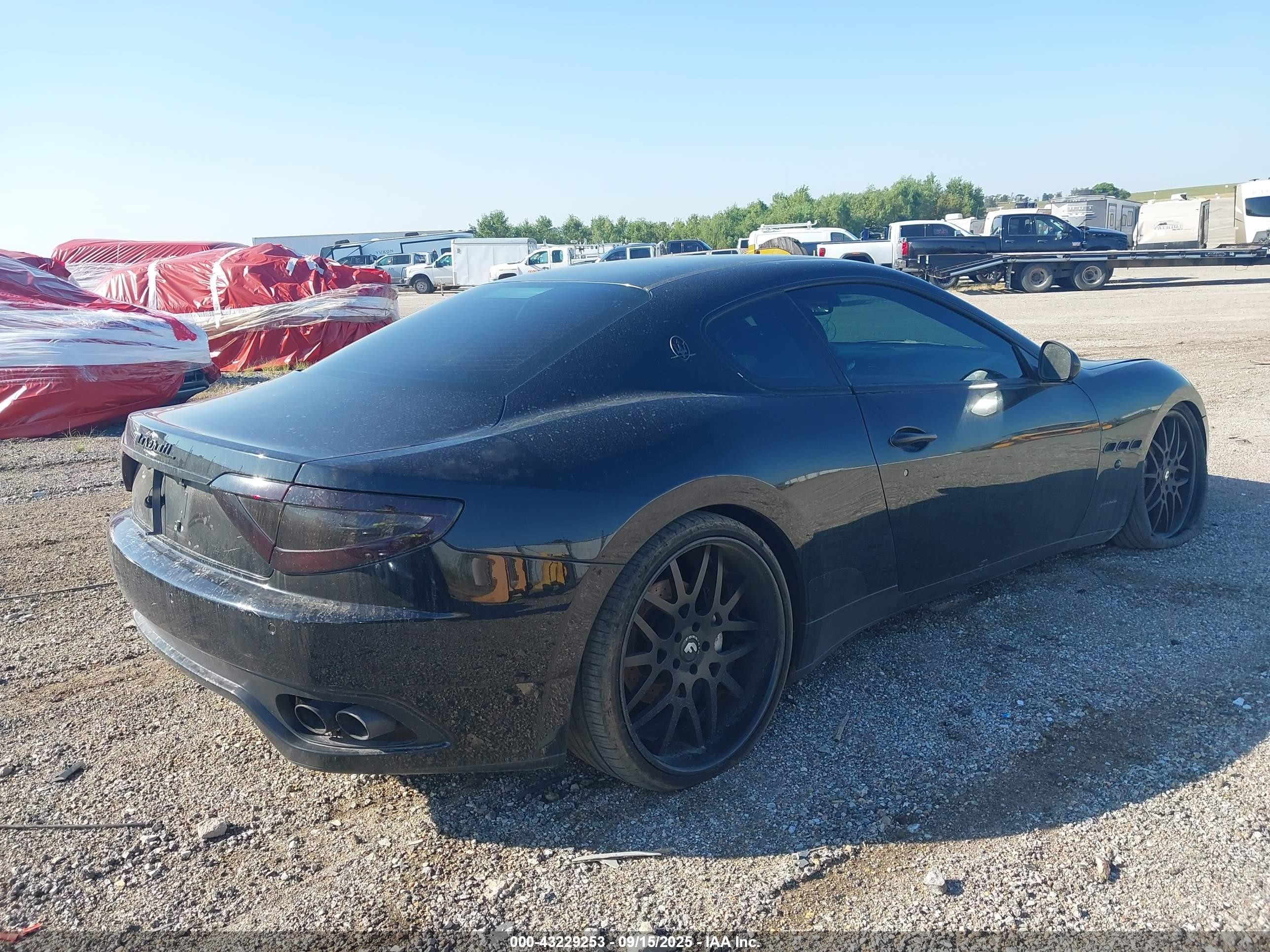 2008 Maserati Granturismo   Black vin: ZAMGJ45A280038650