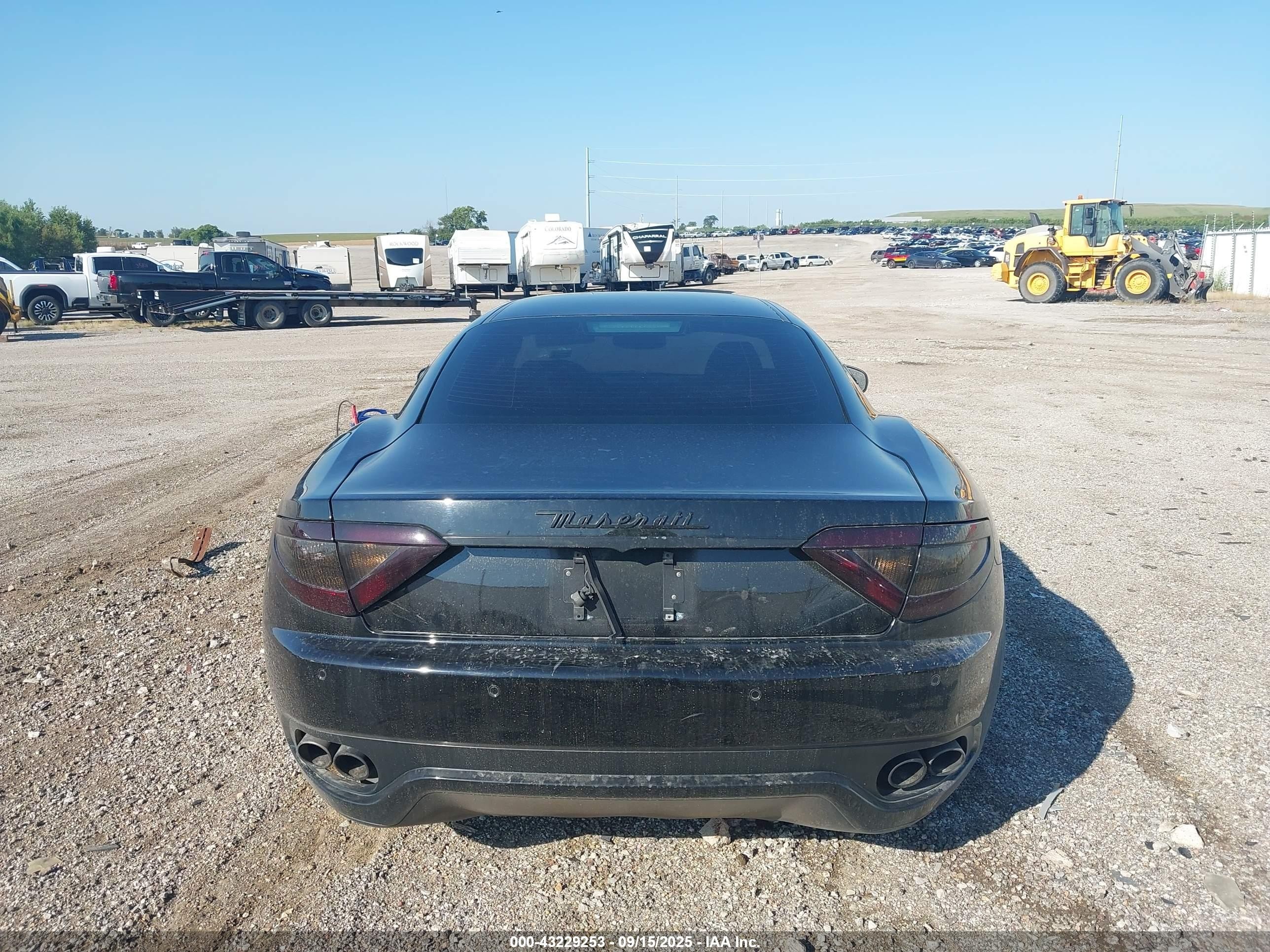 2008 Maserati Granturismo   Black vin: ZAMGJ45A280038650