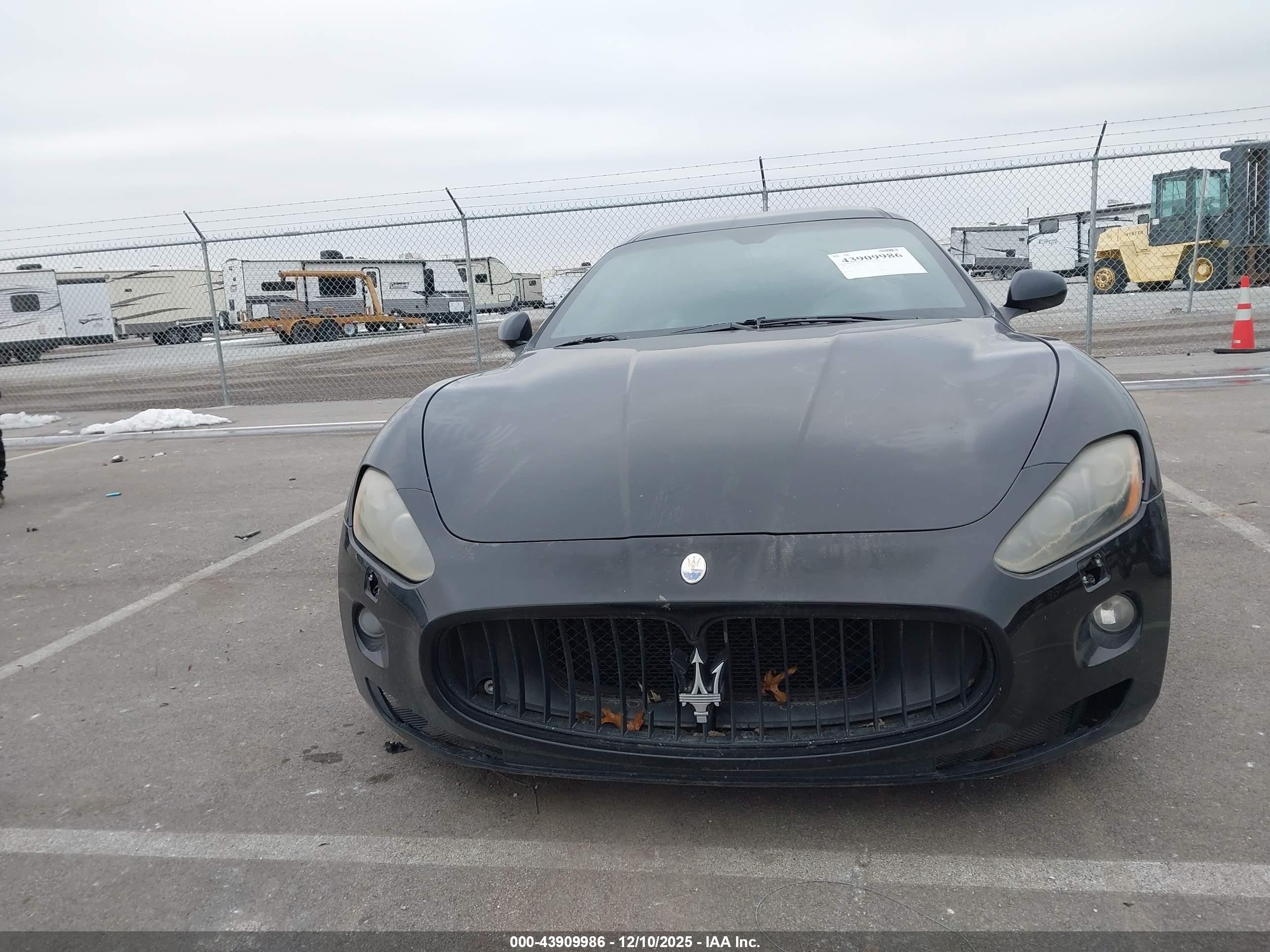 2008 Maserati Granturismo   Black vin: ZAMGJ45A280038650