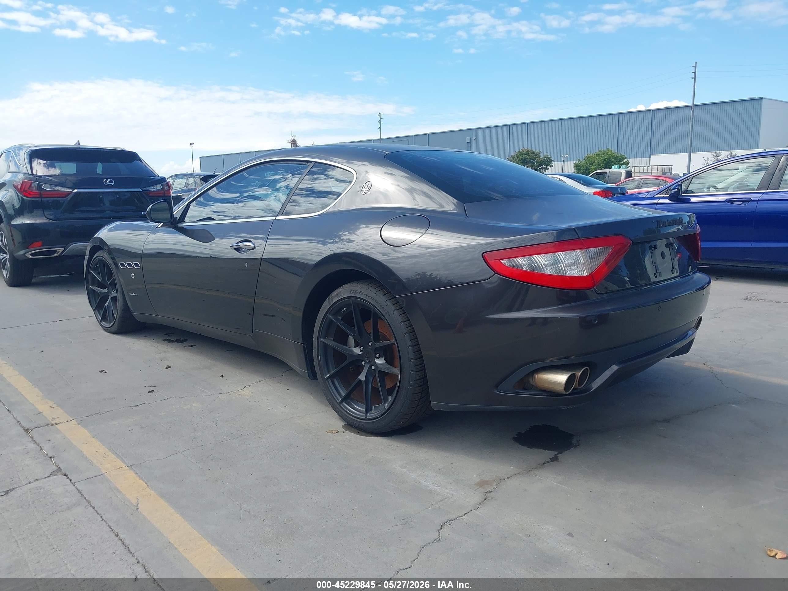 2008 Maserati Granturismo   Black vin: ZAMGJ45A380034378