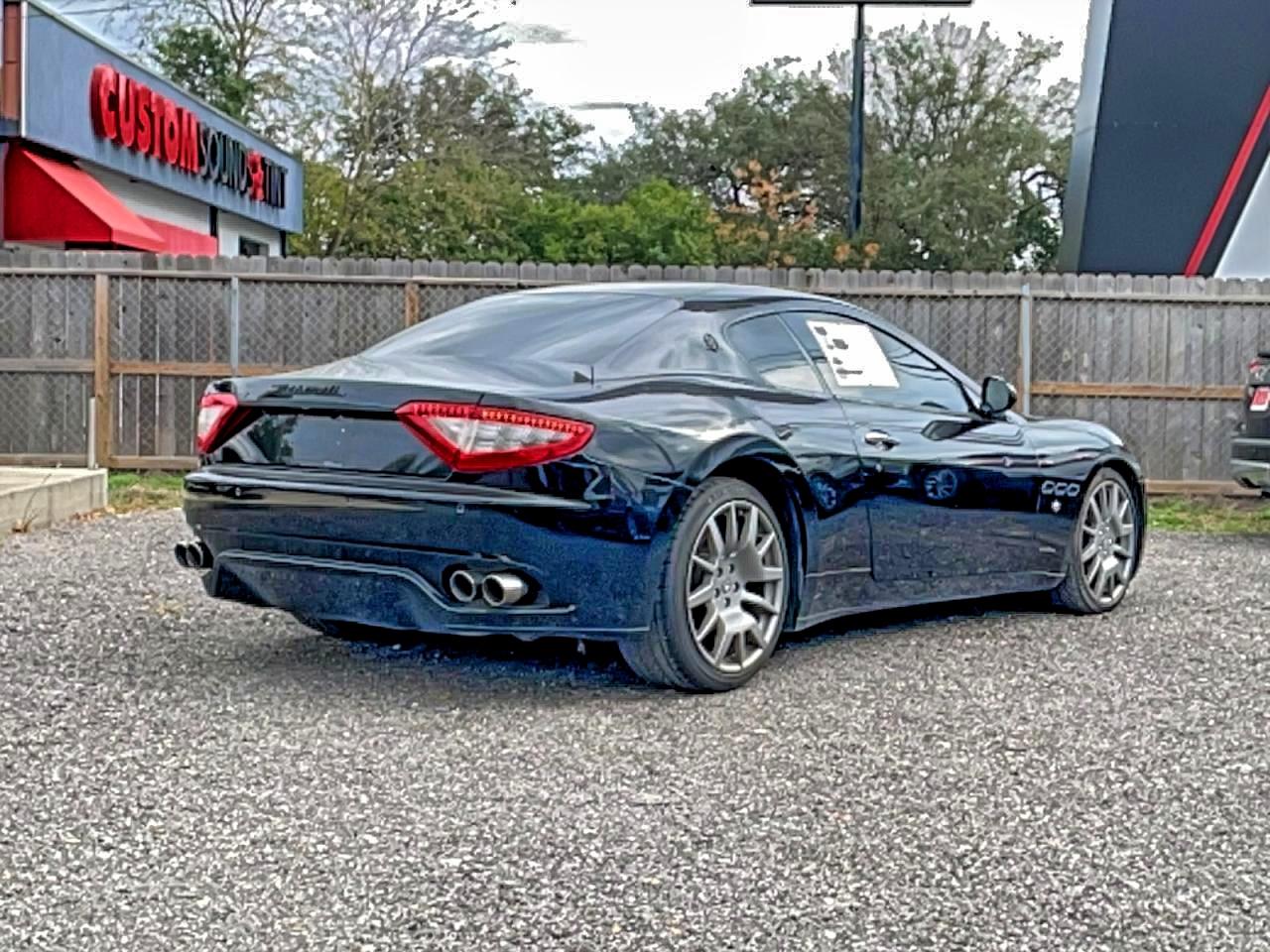 2008 Maserati Granturismo Black vin: ZAMGJ45A480037130