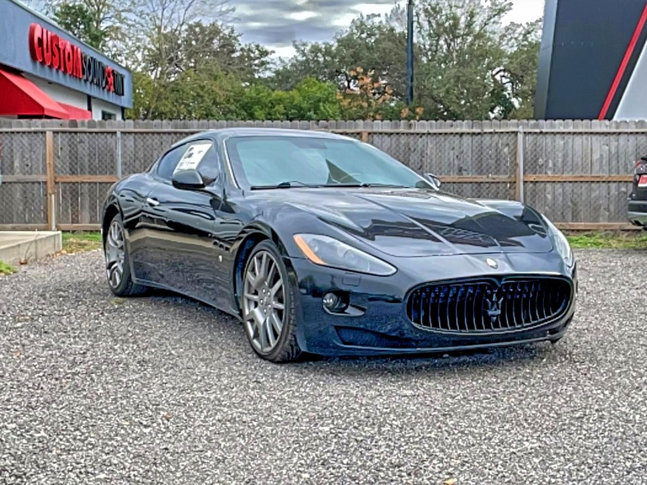 2008 Maserati Granturismo Black vin: ZAMGJ45A480037130