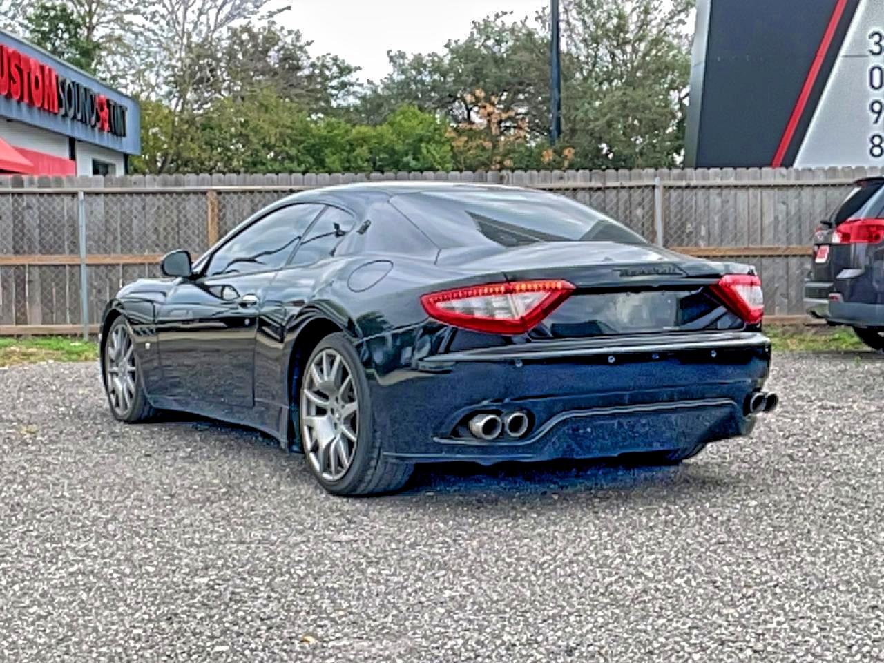 2008 Maserati Granturismo Black vin: ZAMGJ45A480037130