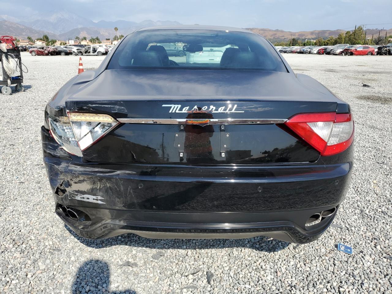 2008 Maserati Granturismo Black vin: ZAMGJ45A580036603