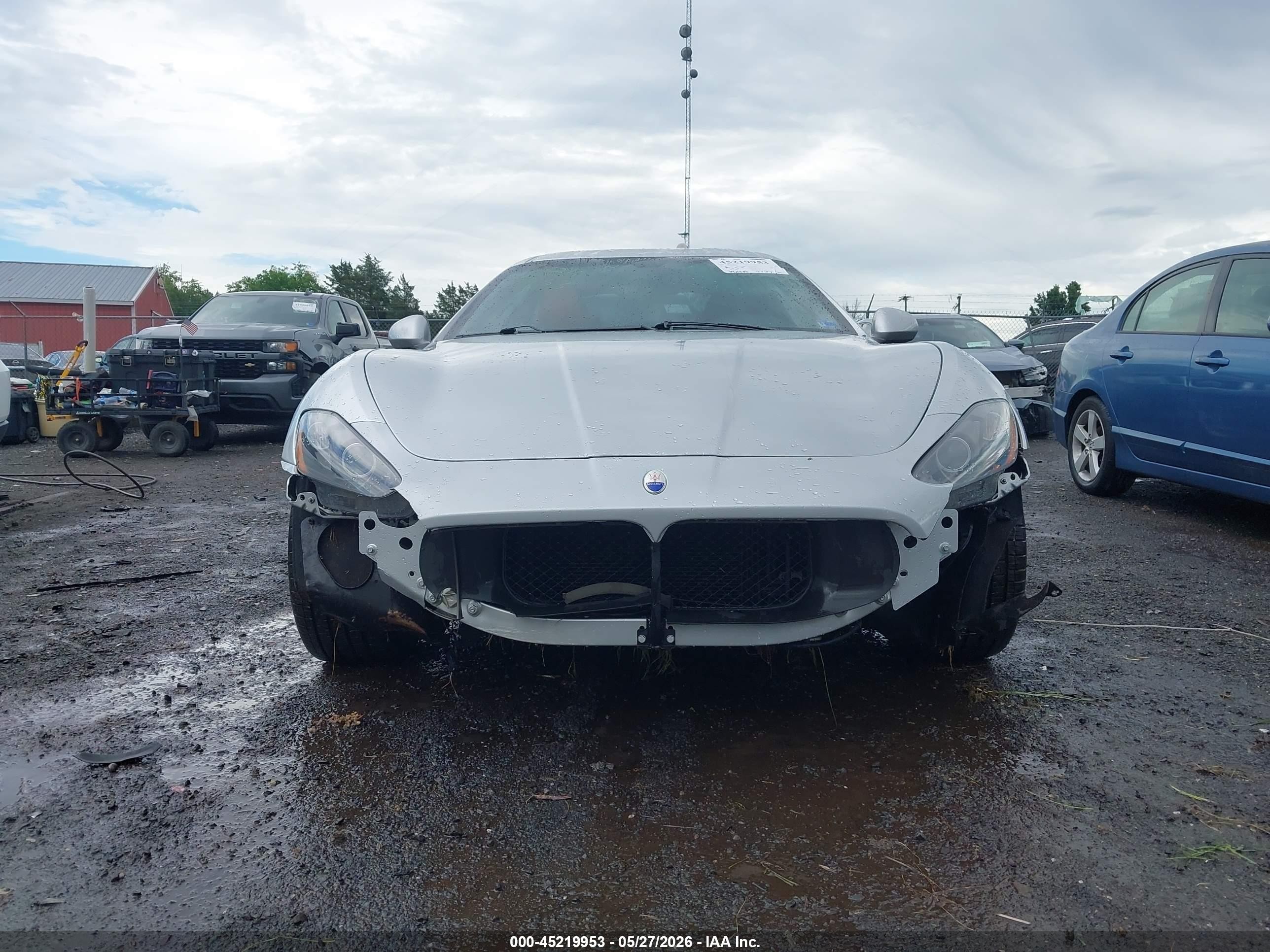 2008 Maserati Granturismo Silver vin: ZAMGJ45A680040286