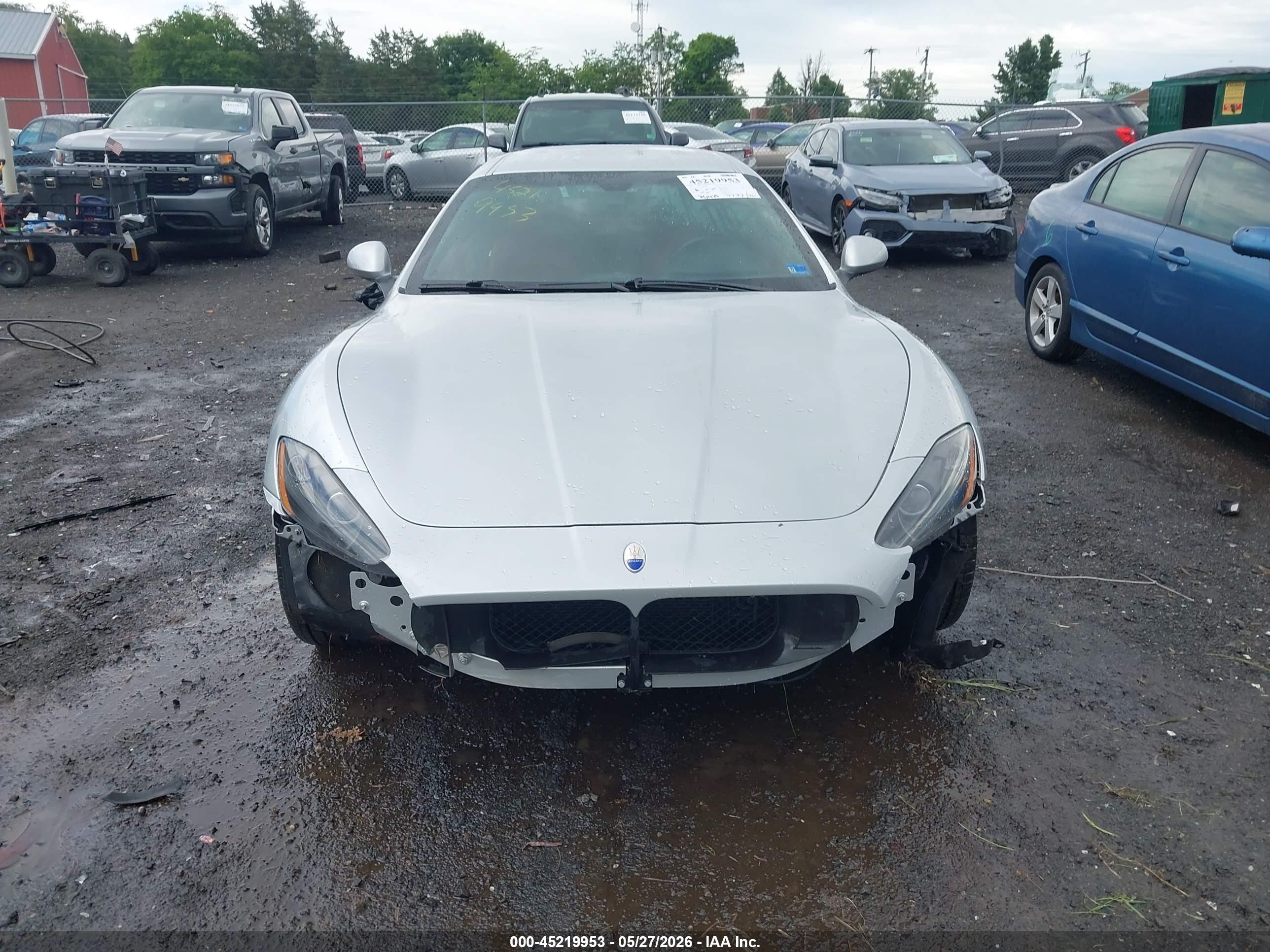 2008 Maserati Granturismo Silver vin: ZAMGJ45A680040286