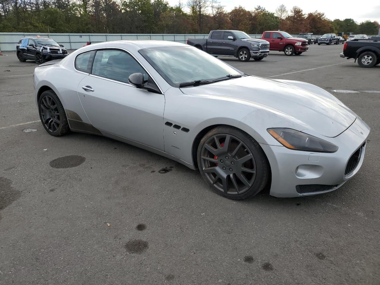 2008 Maserati Granturismo Silver vin: ZAMGJ45A980037818