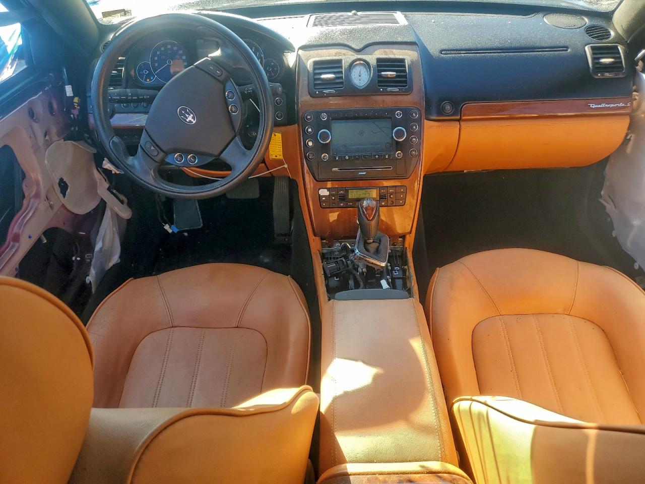 2009 Maserati Quattroporte S Burgundy vin: ZAMJK39A090045203