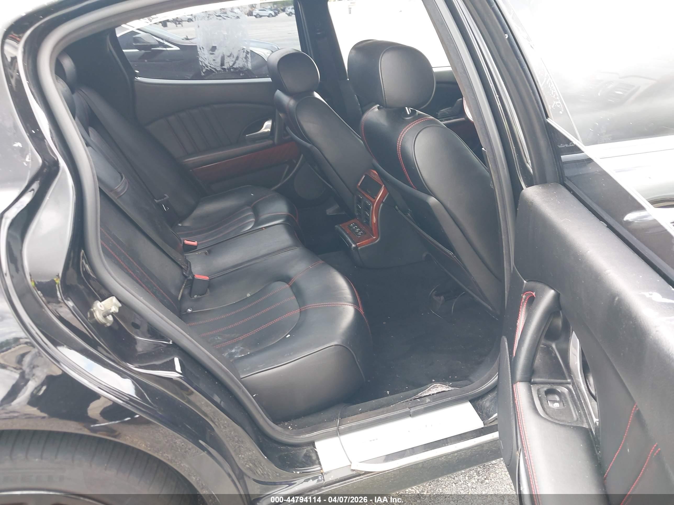 2009 Maserati Quattroporte S Black vin: ZAMJK39A190045727