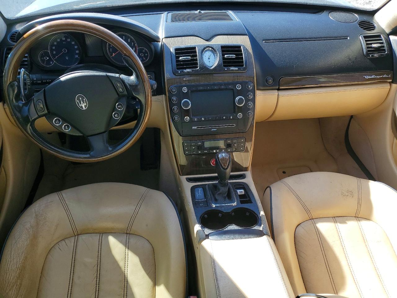 2009 Maserati Quattroporte S Blue vin: ZAMJK39A490045222