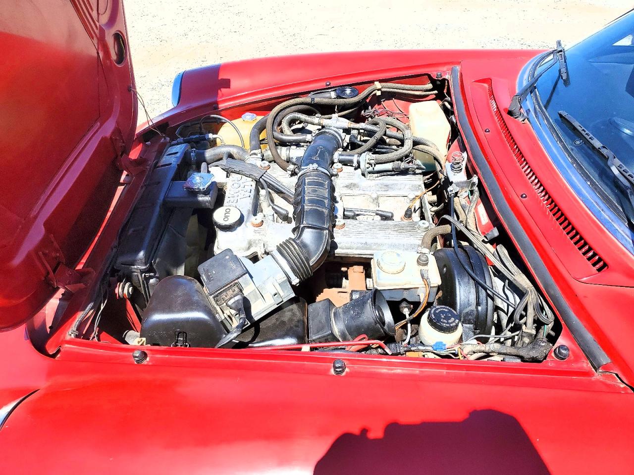 1987 Alfa Romeo Spider Quadrifoglio Красный vin: ZARBA5566H1053040