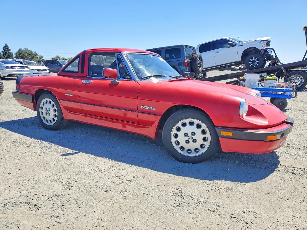 1987 Alfa Romeo Spider Quadrifoglio Красный vin: ZARBA5566H1053040