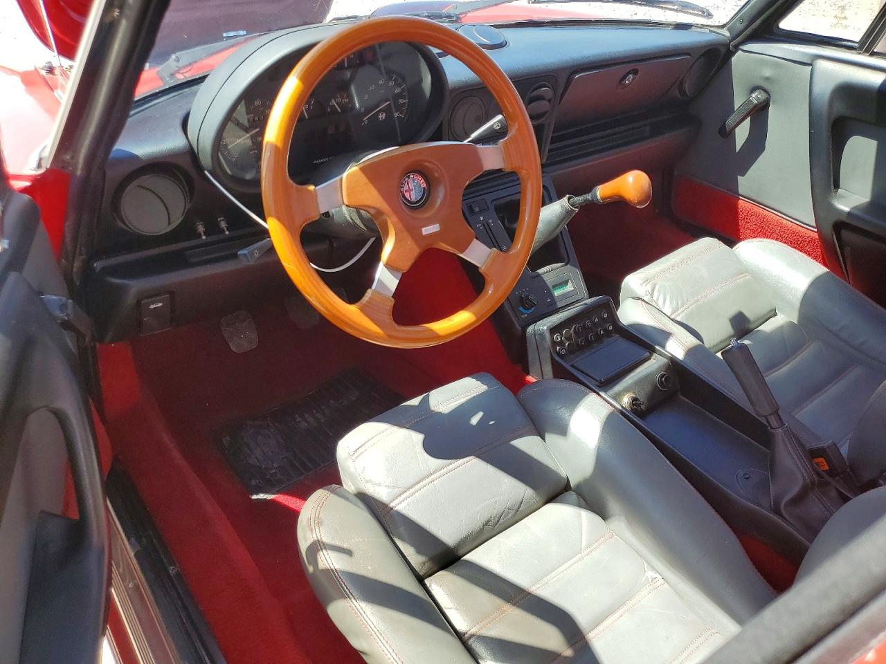 1987 Alfa Romeo Spider Quadrifoglio Красный vin: ZARBA5566H1053040