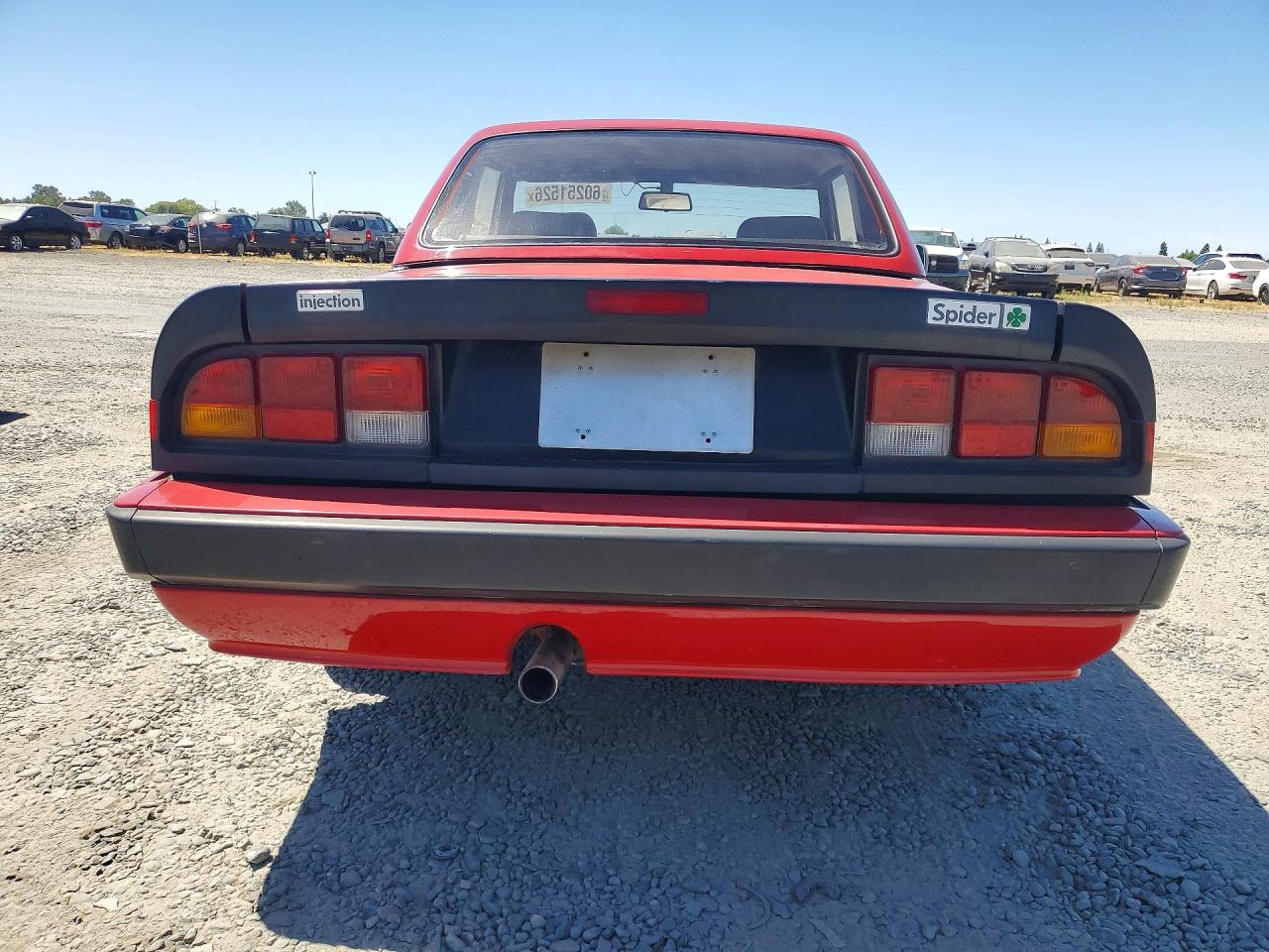 1987 Alfa Romeo Spider Quadrifoglio Красный vin: ZARBA5566H1053040