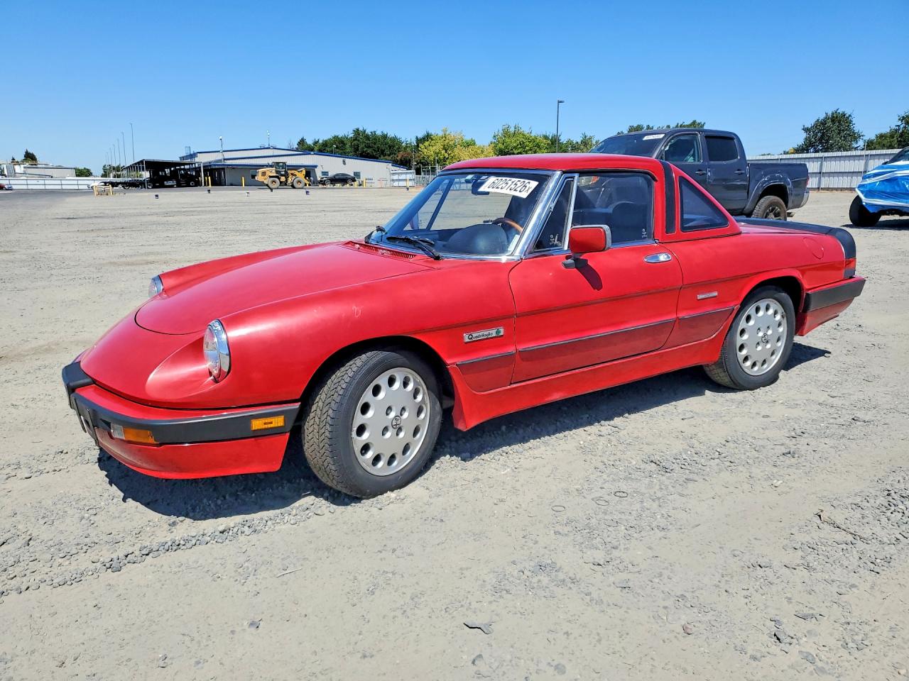 1987 Alfa Romeo Spider Quadrifoglio Red vin: ZARBA5566H1053040