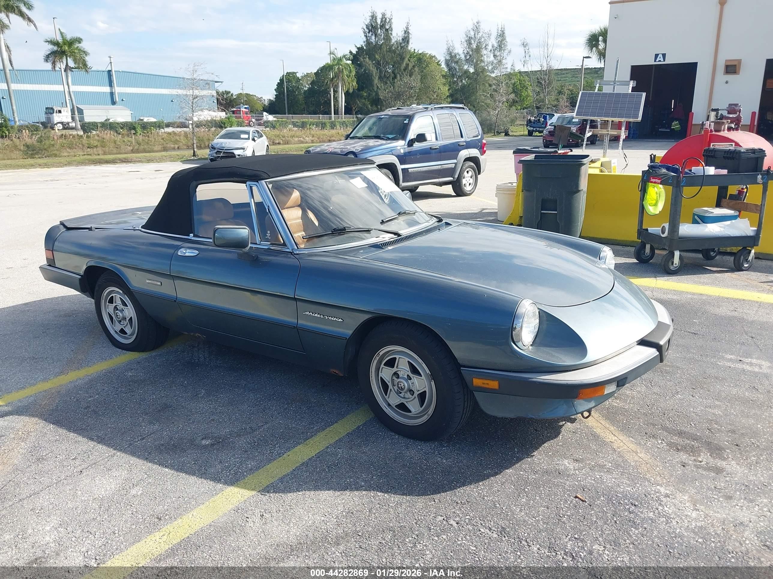 1989 Alfa Romeo Spider Veloce Синий vin: ZARBA5583K1066255
