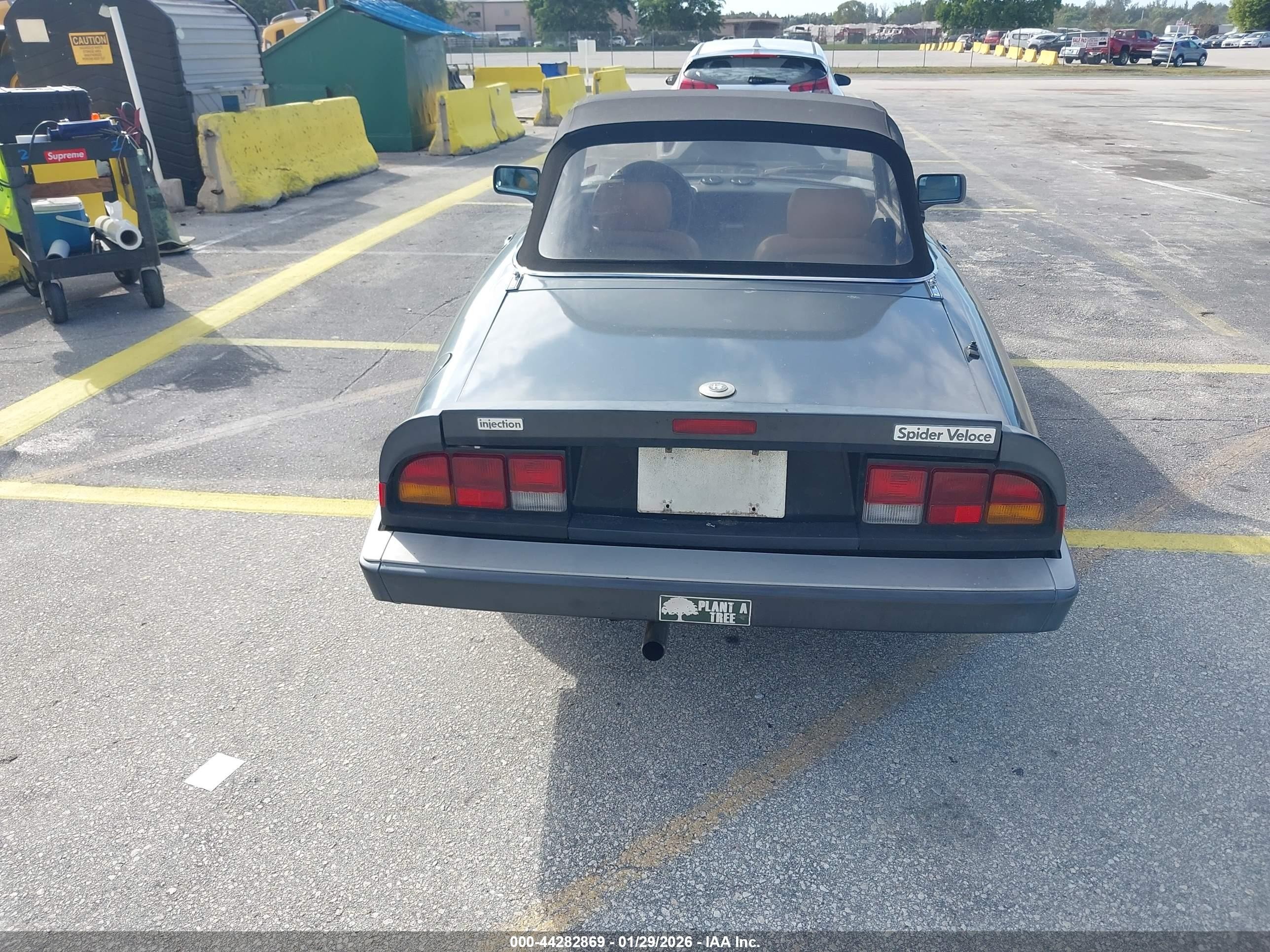 1989 Alfa Romeo Spider Veloce Blue vin: ZARBA5583K1066255