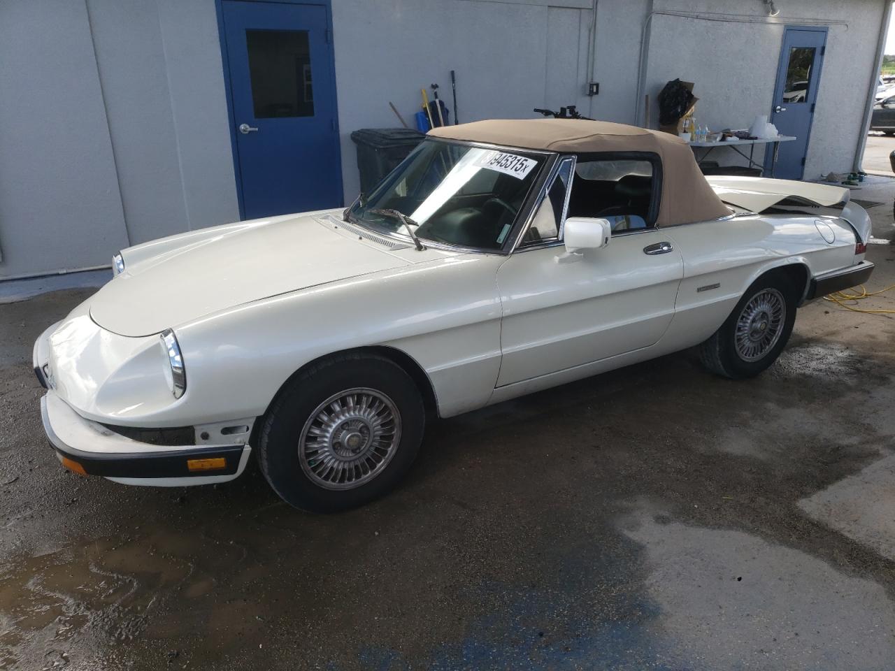 1989 Alfa Romeo Spider Graduate Бежевый vin: ZARBA5648K6000119