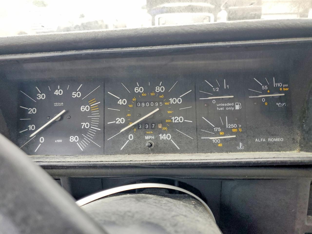 1987 Alfa Romeo Milano Platinum Синий vin: ZARDA1361H1025523