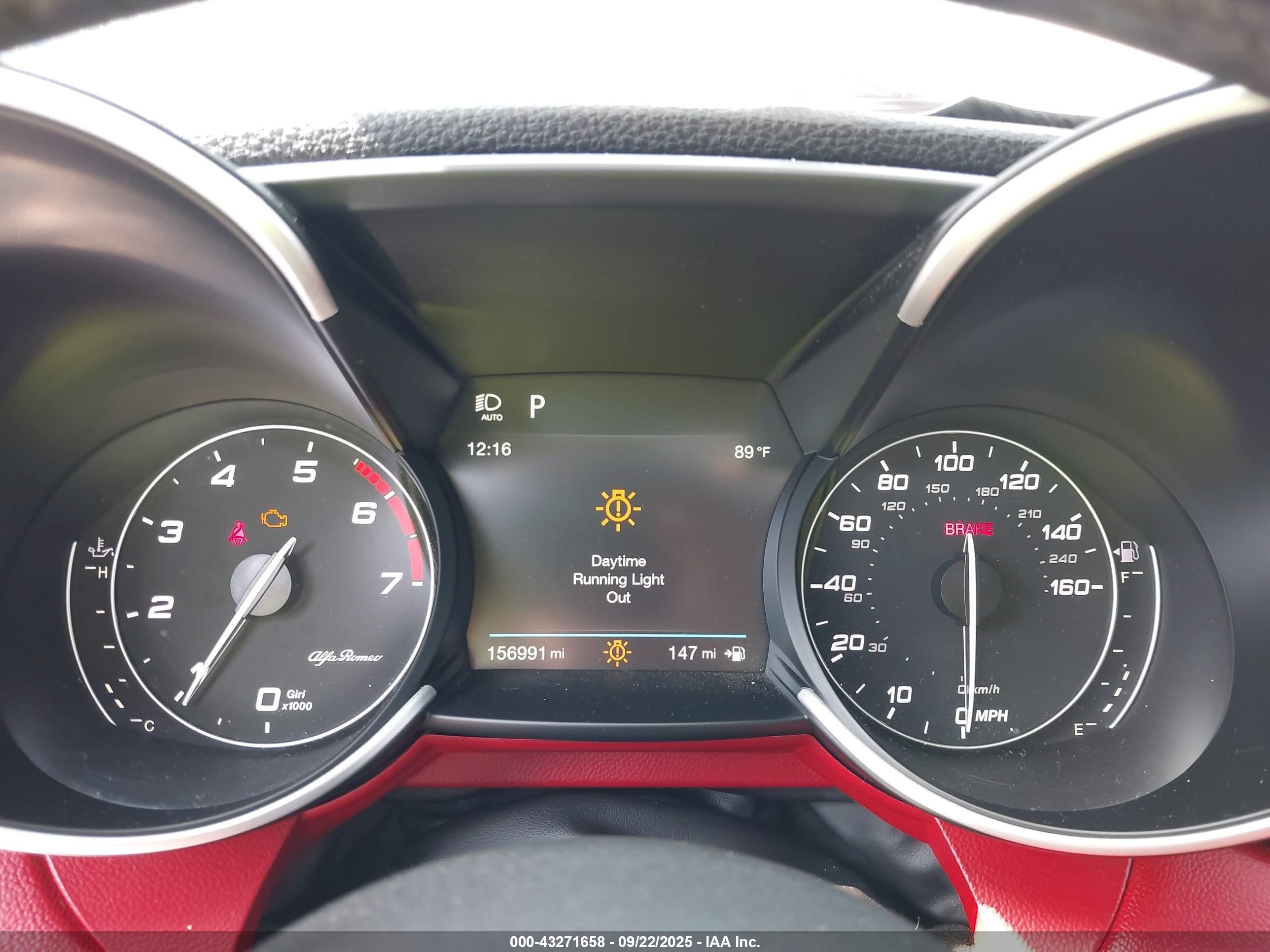 2017 Alfa Romeo Giulia Ti Rwd Gray vin: ZARFAECN2H7552362