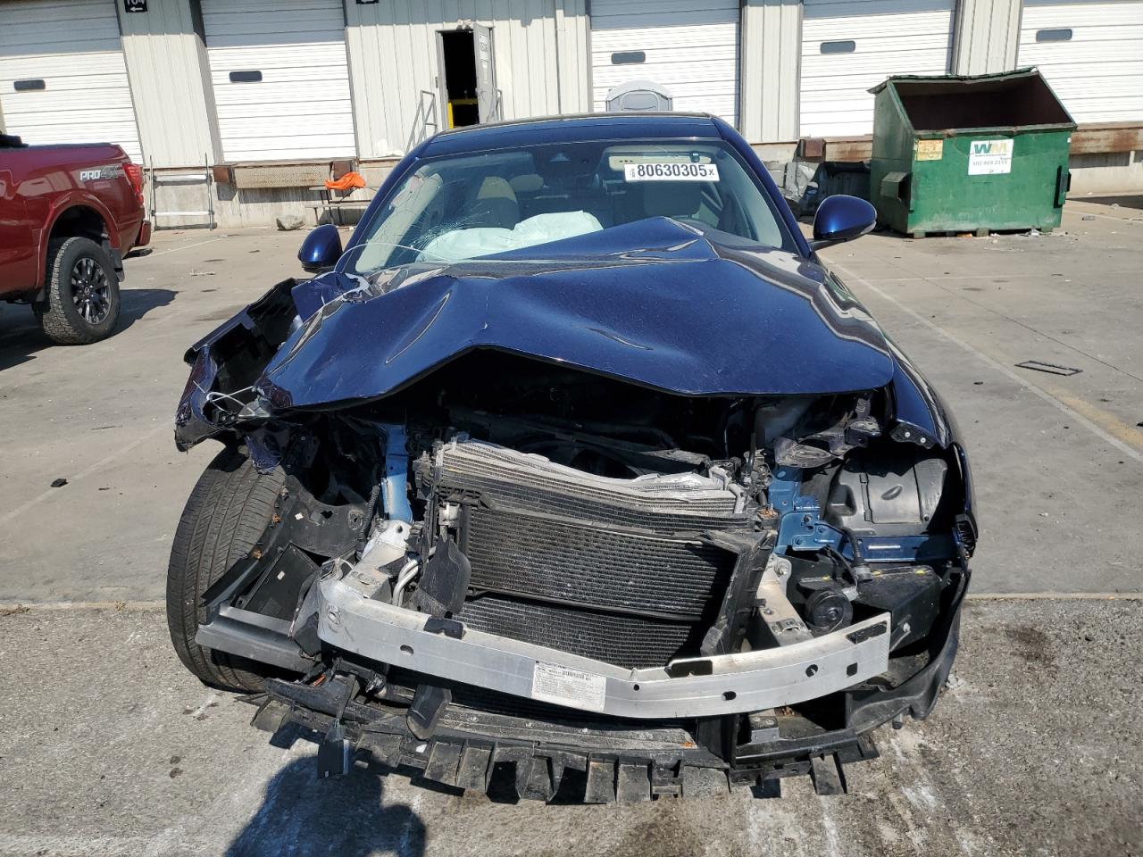 2017 Alfa Romeo Giulia Ti Q4 Синий vin: ZARFAEEN4H7559293