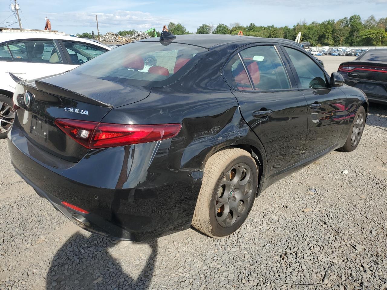 2018 Alfa Romeo Giulia Ti Q4 Black vin: ZARFAEEN5J7583754