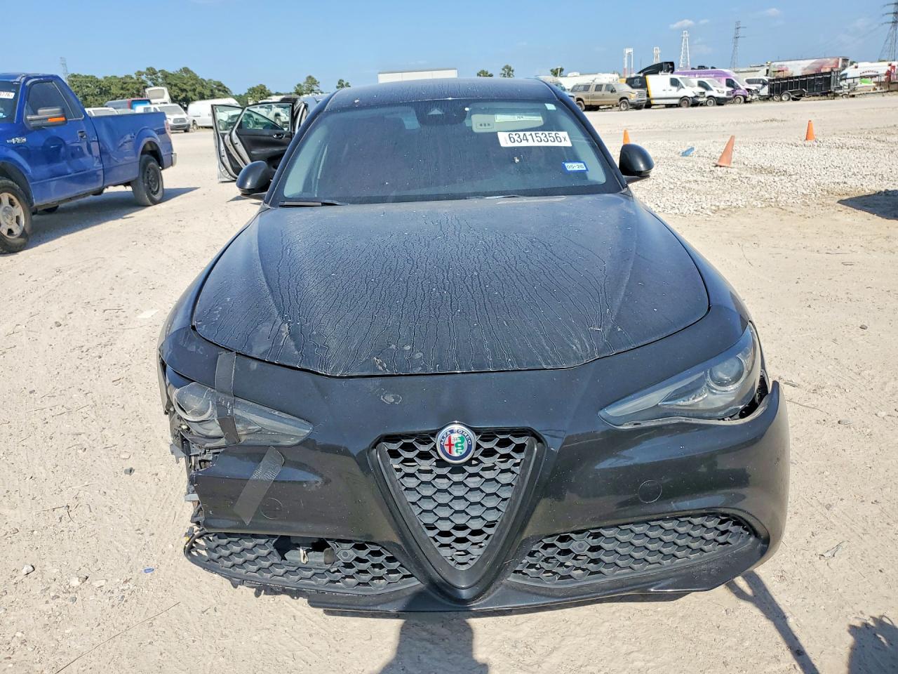 2020 Alfa Romeo Giulia Black vin: ZARFAMAN2L7636641