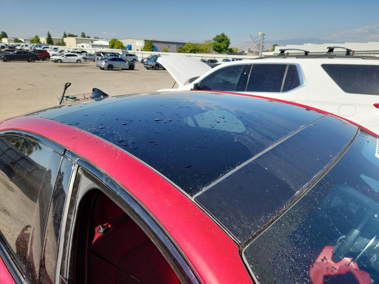 2022 Alfa Romeo Giulia Super Red vin: ZARFAMBN5N7656867 Damage: Right Front Window, Missing, Replacement Required