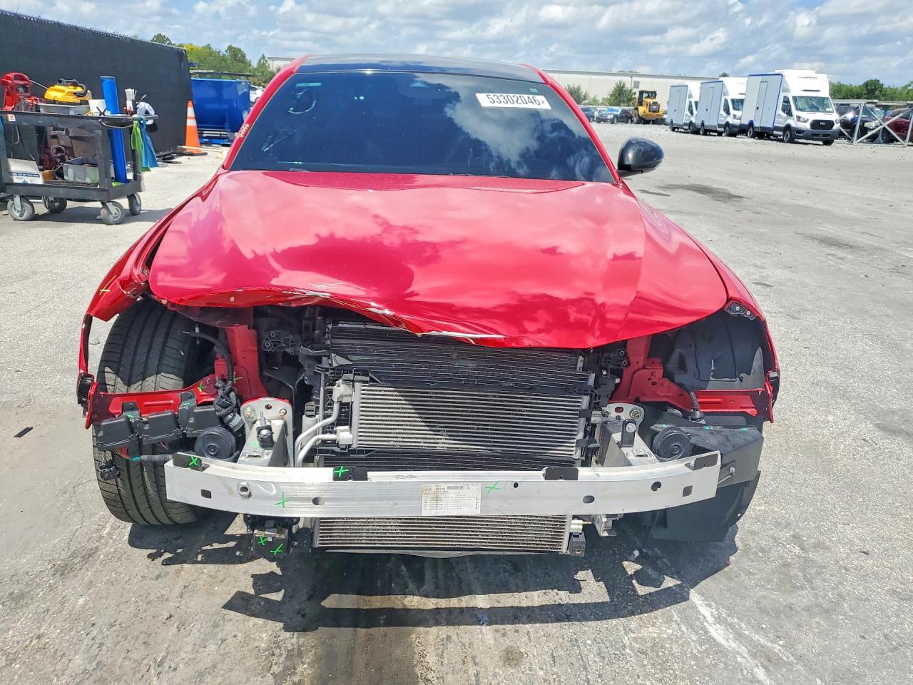 2020 Alfa Romeo Giulia Ti Red vin: ZARFAMBN7L7624290