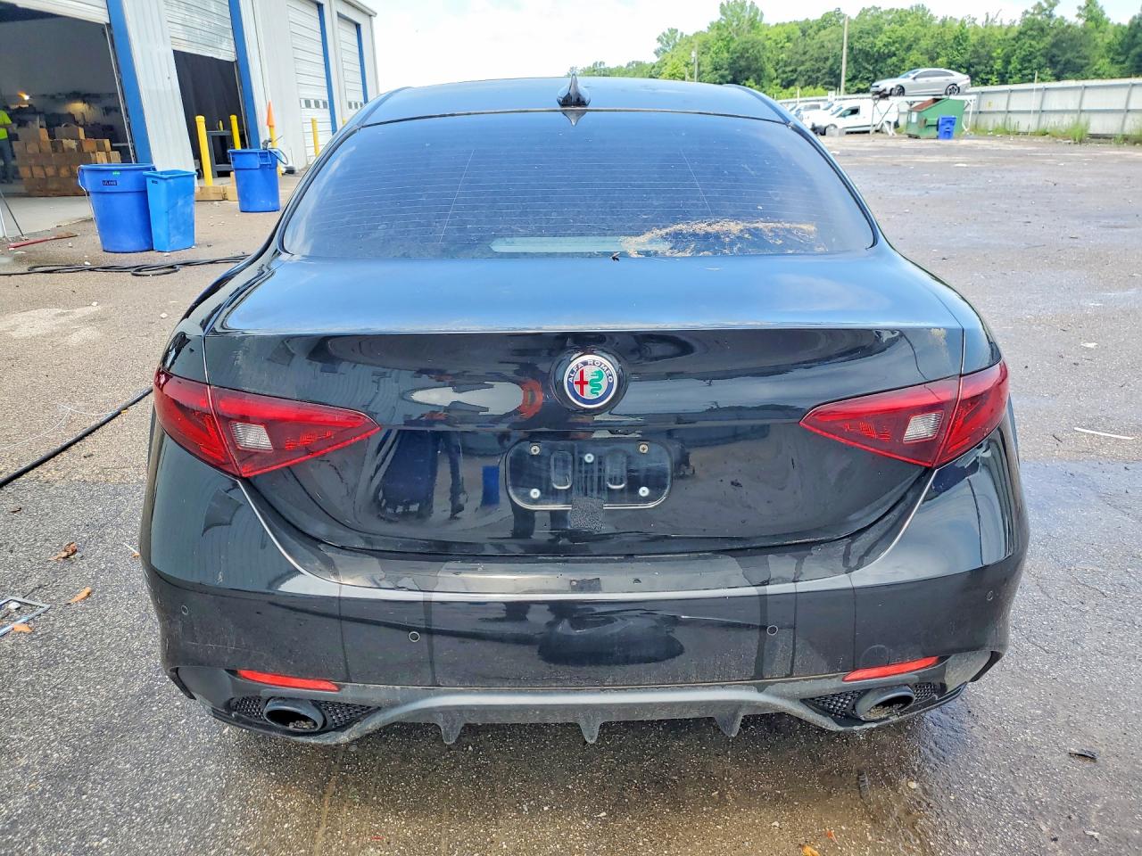 2019 Alfa Romeo Giulia Черный vin: ZARFANAN4K7610160
