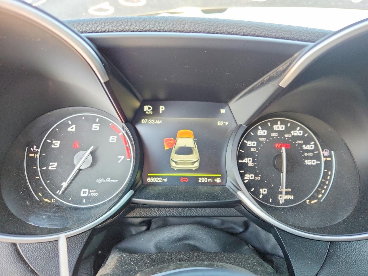 2019 Alfa Romeo Giulia Ti Черный vin: ZARFANBN3K7623125