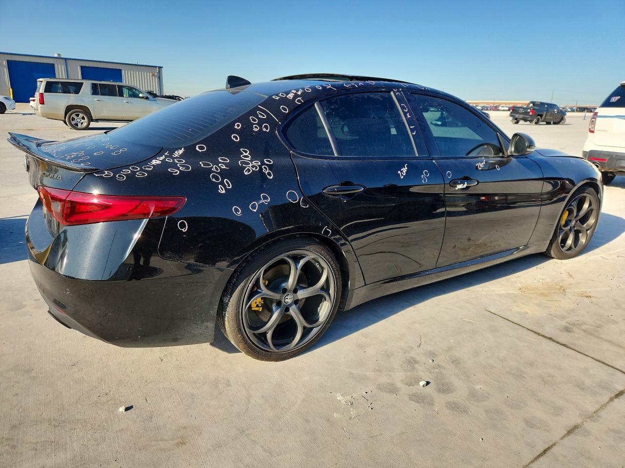2019 Alfa Romeo Giulia Ti Черный vin: ZARFANBN3K7623125