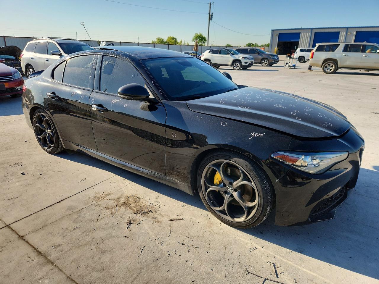 2019 Alfa Romeo Giulia Ti Черный vin: ZARFANBN3K7623125