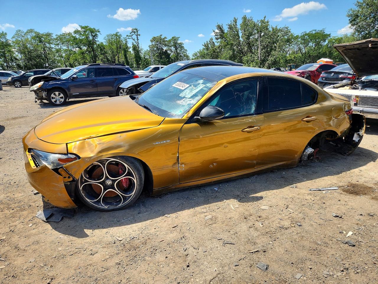 2022 Alfa Romeo Giulia Super Gold vin: ZARFANBN6N7653515