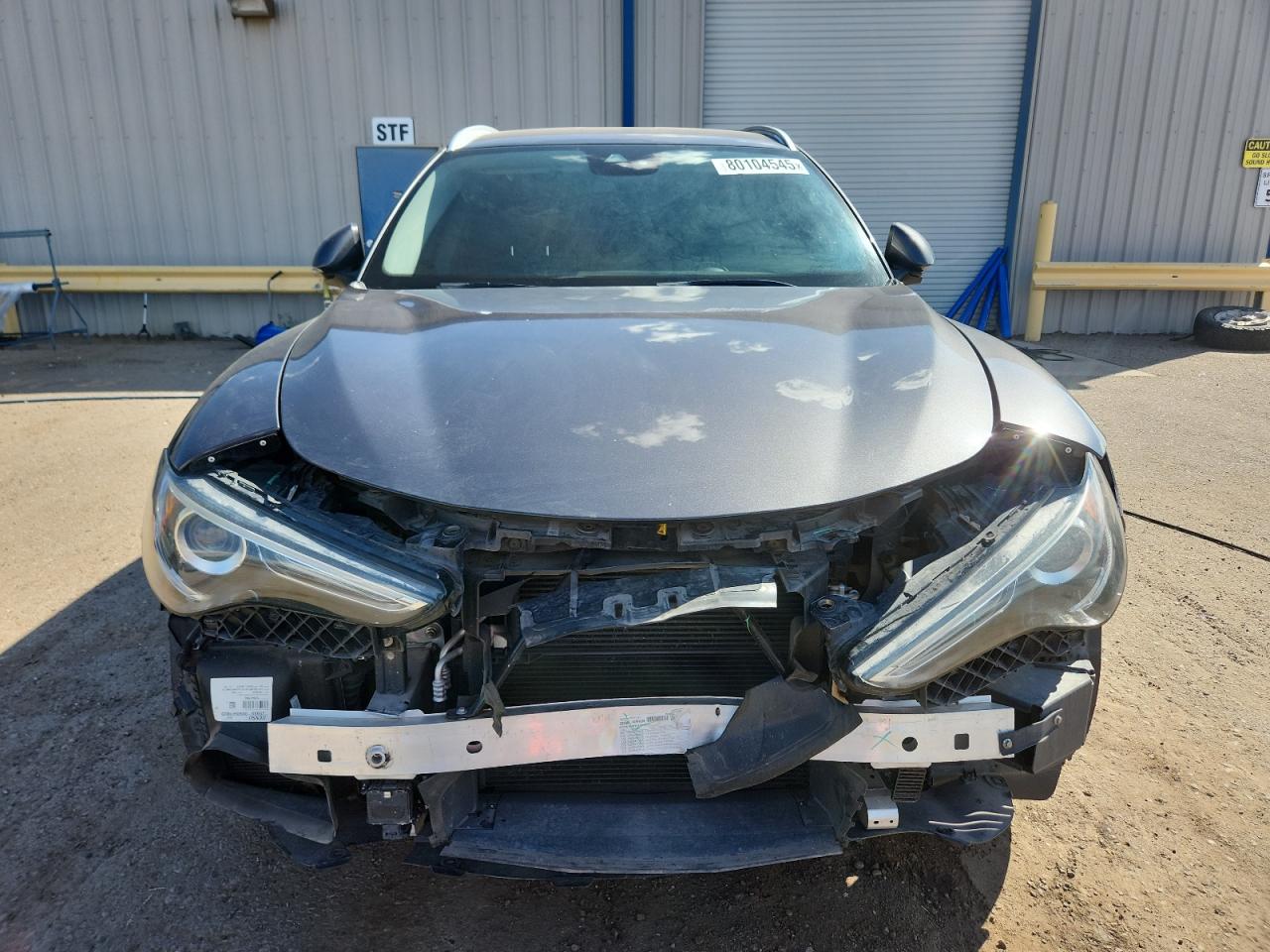 2018 Alfa Romeo Stelvio Угольный vin: ZASFAKAN3J7B74593