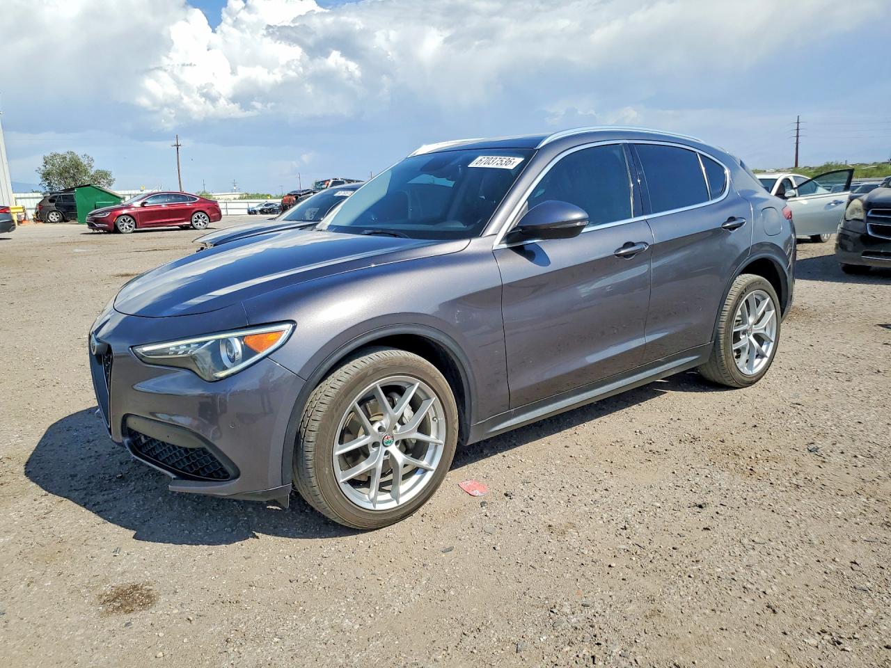2018 Alfa Romeo Stelvio Ti Charcoal vin: ZASFAKBN7J7C17539