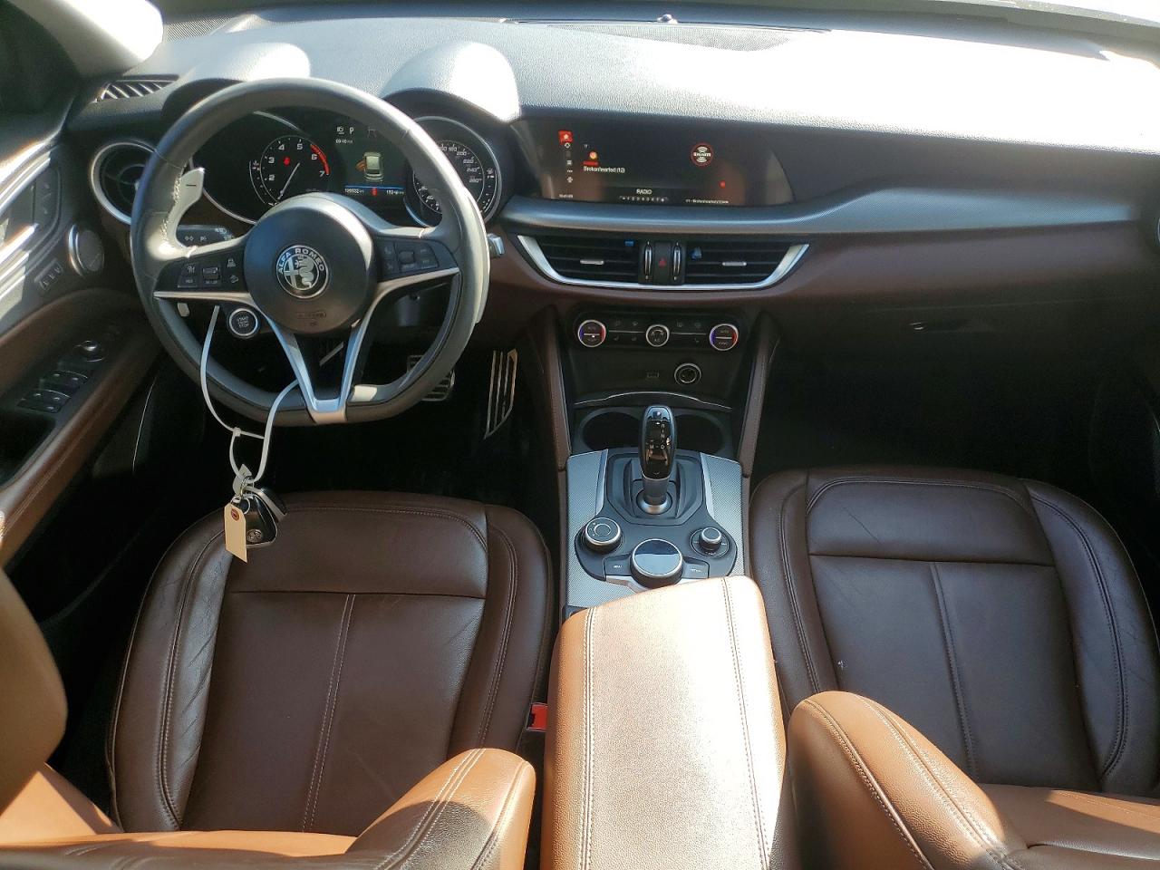 2018 Alfa Romeo Stelvio Sport Blue vin: ZASFAKPN7J7B92134