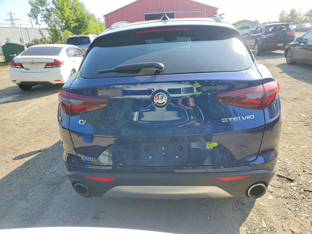 2018 Alfa Romeo Stelvio Sport Blue vin: ZASFAKPN7J7B92134