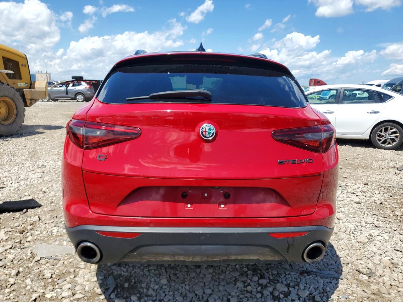 2021 Alfa Romeo Stelvio Sport Красный vin: ZASPAKAN9M7D18656